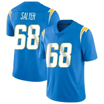 Nike Jamaree Salyer Youth Limited Los Angeles Chargers Blue Powder Vapor Untouchable Alternate Jersey