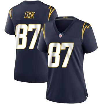 Nike Jared Cook Women's Game Los Angeles Chargers Navy Team Color Jersey