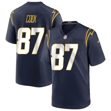 Nike Jared Cook Youth Game Los Angeles Chargers Navy Team Color Jersey