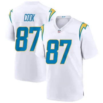 Nike Jared Cook Youth Game Los Angeles Chargers White Jersey
