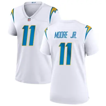 Nike Jason Moore Jr. Women's Game Los Angeles Chargers White Jersey