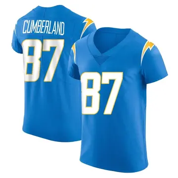 Nike Jeff Cumberland Men's Elite Los Angeles Chargers Blue Alternate Vapor Untouchable Jersey