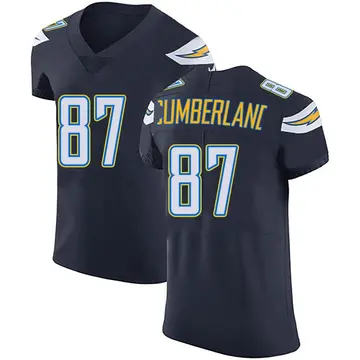 Nike Jeff Cumberland Men's Elite Los Angeles Chargers Navy Blue Team Color Vapor Untouchable Jersey