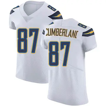 Nike Jeff Cumberland Men's Elite Los Angeles Chargers White Vapor Untouchable Jersey