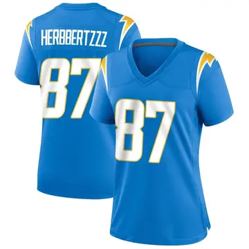 Nike Jeff Cumberland Women's Game Los Angeles Chargers Blue Powder Alternate Jersey