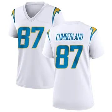 Nike Jeff Cumberland Women's Game Los Angeles Chargers White Jersey