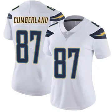 Nike Jeff Cumberland Women's Limited Los Angeles Chargers White Vapor Untouchable Jersey