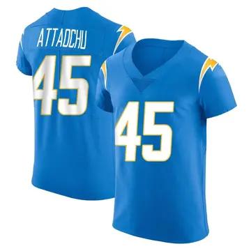 Nike Jeremiah Attaochu Men's Elite Los Angeles Chargers Blue Alternate Vapor Untouchable Jersey