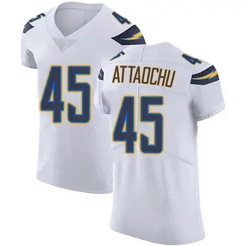 Nike Jeremiah Attaochu Men's Elite Los Angeles Chargers White Vapor Untouchable Jersey