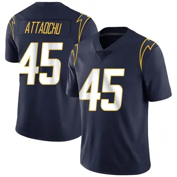 Nike Jeremiah Attaochu Men's Limited Los Angeles Chargers Navy Team Color Vapor Untouchable Jersey