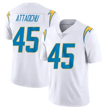 Nike Jeremiah Attaochu Men's Limited Los Angeles Chargers White Vapor Untouchable Jersey