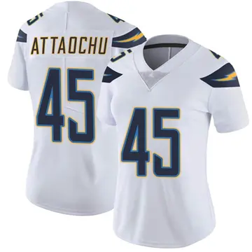 Nike Jeremiah Attaochu Women's Limited Los Angeles Chargers White Vapor Untouchable Jersey