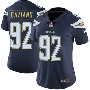 Nike Joe Gaziano Women's Limited Los Angeles Chargers Navy Team Color Vapor Untouchable Jersey