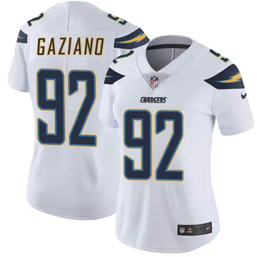 Nike Joe Gaziano Women's Limited Los Angeles Chargers White Vapor Untouchable Jersey