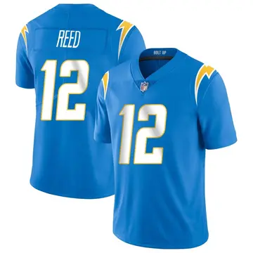 Nike Joe Reed Youth Limited Los Angeles Chargers Blue Powder Vapor Untouchable Alternate Jersey