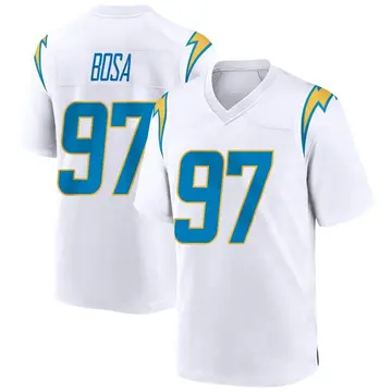 Nike Joey Bosa Men's Game Los Angeles Chargers White Jersey