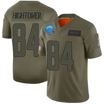 Nike John Hightower Men's Limited Los Angeles Chargers Camo 2019 Salute to Service Jersey