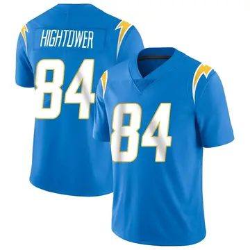 Nike John Hightower Youth Limited Los Angeles Chargers Blue Powder Vapor Untouchable Alternate Jersey
