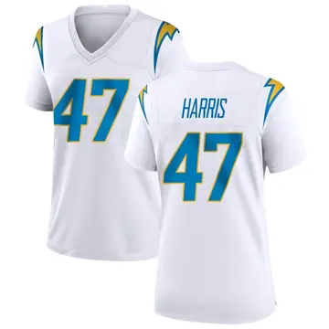 Nike Josh Harris Women's Game Los Angeles Chargers White Jersey
