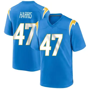 Nike Josh Harris Youth Game Los Angeles Chargers Blue Powder Alternate Jersey