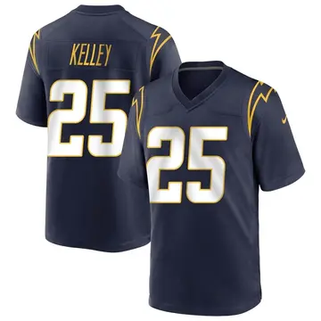 Nike Joshua Kelley Men's Game Los Angeles Chargers Navy Team Color Jersey
