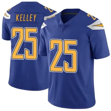 Nike Joshua Kelley Youth Limited Los Angeles Chargers Royal Color Rush Vapor Untouchable Jersey
