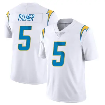 Nike Joshua Palmer Men's Limited Los Angeles Chargers White Vapor Untouchable Jersey