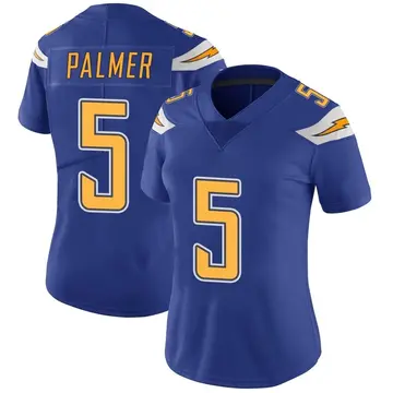 Nike Joshua Palmer Women's Limited Los Angeles Chargers Royal Color Rush Vapor Untouchable Jersey