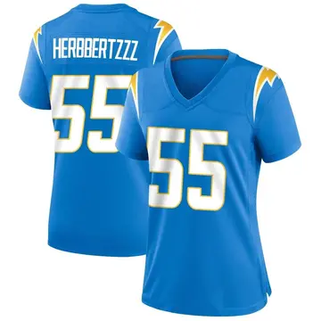 Nike Junior Seau Women's Game Los Angeles Chargers Blue Powder Alternate Jersey