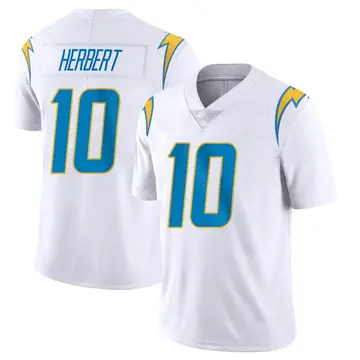 Nike Justin Herbert Youth Limited Los Angeles Chargers White Vapor Untouchable Jersey