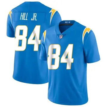 Nike KJ Hill Jr. Youth Limited Los Angeles Chargers Blue Powder Vapor Untouchable Alternate Jersey