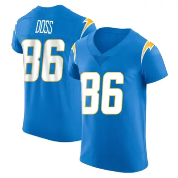Nike Keelan Doss Men's Elite Los Angeles Chargers Blue Alternate Vapor Untouchable Jersey