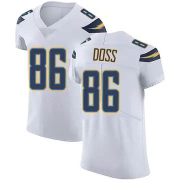 Nike Keelan Doss Men's Elite Los Angeles Chargers White Vapor Untouchable Jersey