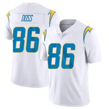 Nike Keelan Doss Men's Limited Los Angeles Chargers White Vapor Untouchable Jersey