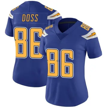 Nike Keelan Doss Women's Limited Los Angeles Chargers Royal Color Rush Vapor Untouchable Jersey