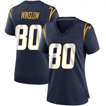 Nike Kellen Winslow Women's Game Los Angeles Chargers Navy Team Color Jersey