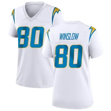 Nike Kellen Winslow Women's Game Los Angeles Chargers White Jersey