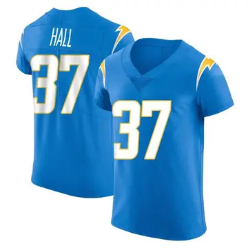 Nike Kemon Hall Men's Elite Los Angeles Chargers Blue Alternate Vapor Untouchable Jersey