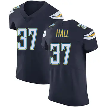 Nike Kemon Hall Men's Elite Los Angeles Chargers Navy Blue Team Color Vapor Untouchable Jersey