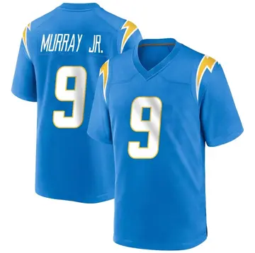 Nike Kenneth Murray Jr. Men's Game Los Angeles Chargers Blue Powder Alternate Jersey
