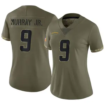 Nike Kenneth Murray Jr. Women's Limited Los Angeles Chargers Olive 2022 Salute To Service Jersey