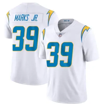 Nike Kevin Marks Jr. Men's Limited Los Angeles Chargers White Vapor Untouchable Jersey