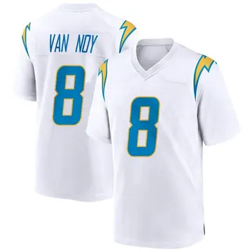 Nike Kyle Van Noy Men's Game Los Angeles Chargers White Jersey