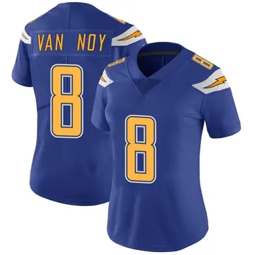 Nike Kyle Van Noy Women's Limited Los Angeles Chargers Royal Color Rush Vapor Untouchable Jersey