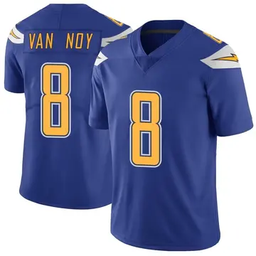 Nike Kyle Van Noy Youth Limited Los Angeles Chargers Royal Color Rush Vapor Untouchable Jersey