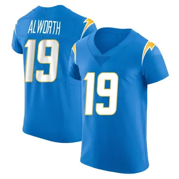 Nike Lance Alworth Men's Elite Los Angeles Chargers Blue Alternate Vapor Untouchable Jersey