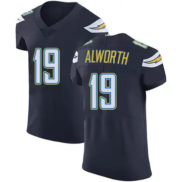 Nike Lance Alworth Men's Elite Los Angeles Chargers Navy Blue Team Color Vapor Untouchable Jersey