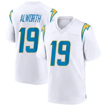 Nike Lance Alworth Youth Game Los Angeles Chargers White Jersey