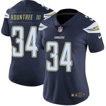 Nike Larry Rountree III Women's Limited Los Angeles Chargers Navy Team Color Vapor Untouchable Jersey