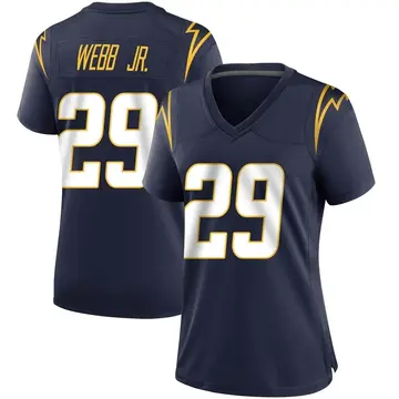 Nike Mark Webb Jr. Women's Game Los Angeles Chargers Navy Team Color Jersey